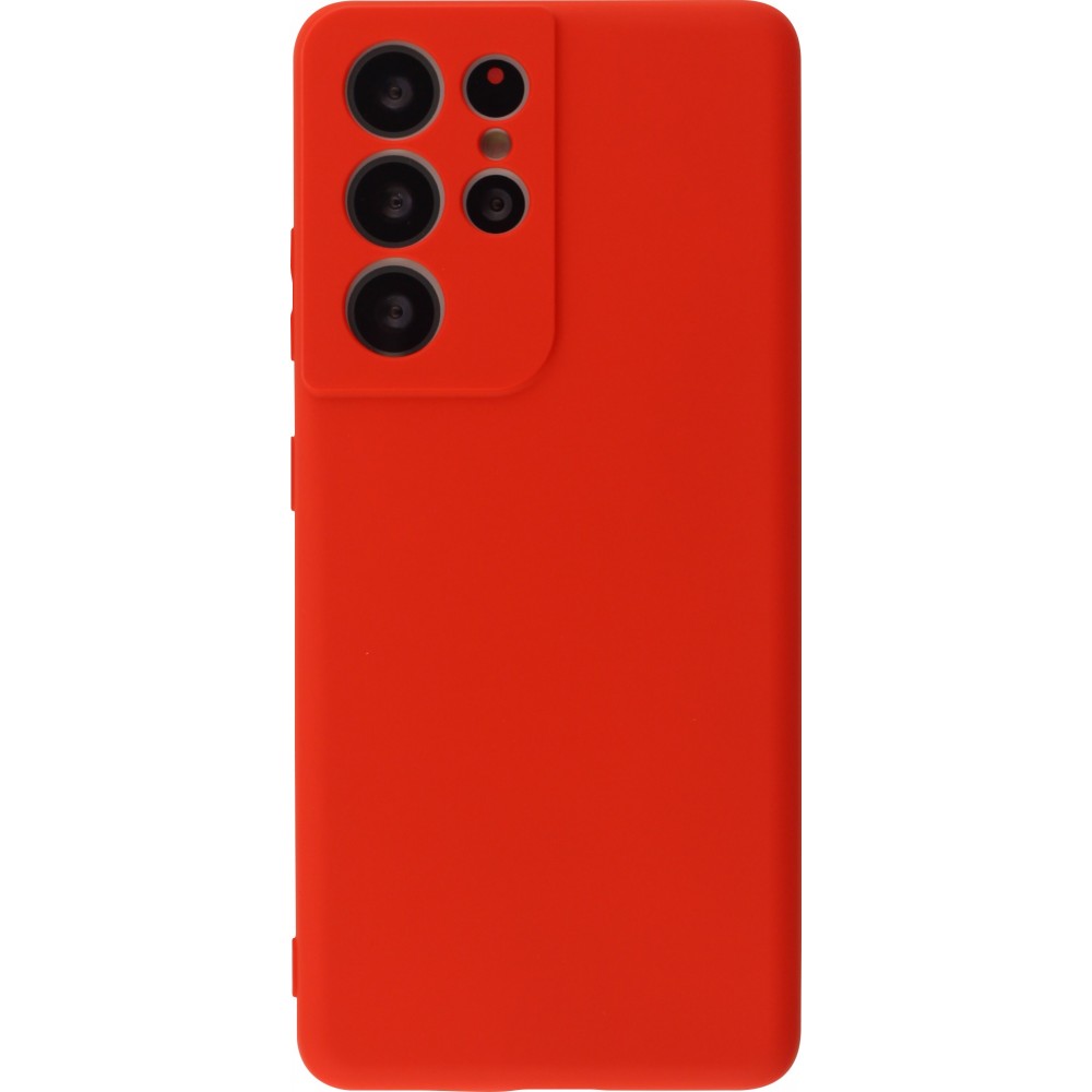 Hülle Samsung Galaxy S22 Ultra - Soft Touch - Rot