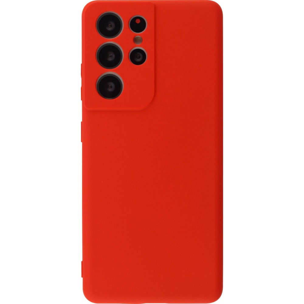 Coque Samsung Galaxy S22 Ultra - Soft Touch - Rouge