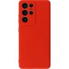 Coque Samsung Galaxy S22 Ultra - Soft Touch - Rouge