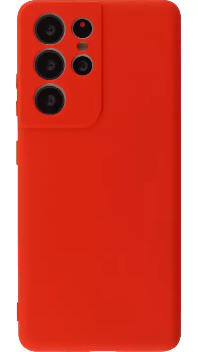 Coque Samsung Galaxy S22 Ultra - Soft Touch - Rouge
