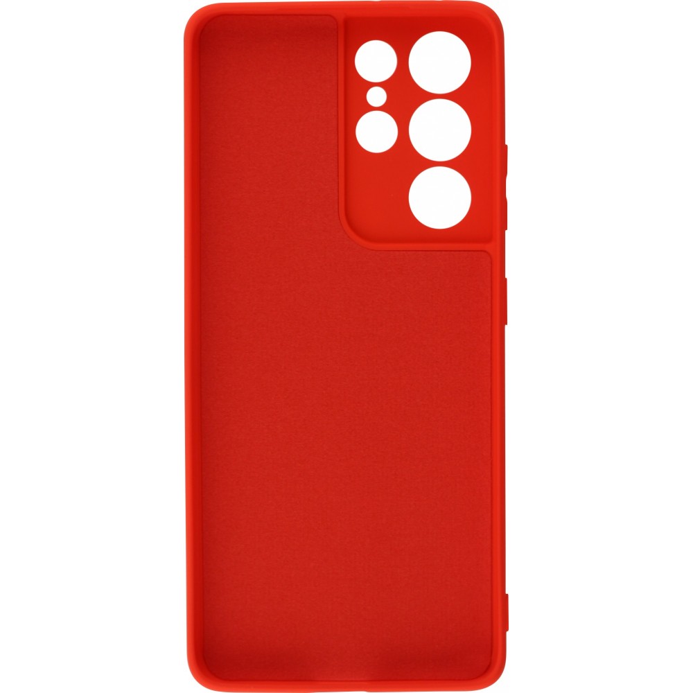 Coque Samsung Galaxy S21 Ultra 5G - Soft Touch - Rouge