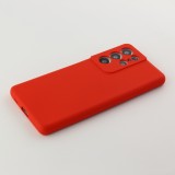 Coque Samsung Galaxy S21 Ultra 5G - Soft Touch - Rouge