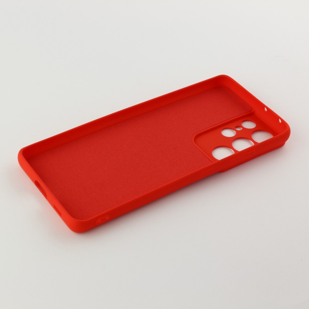 Coque Samsung Galaxy S22 Ultra - Soft Touch - Rouge