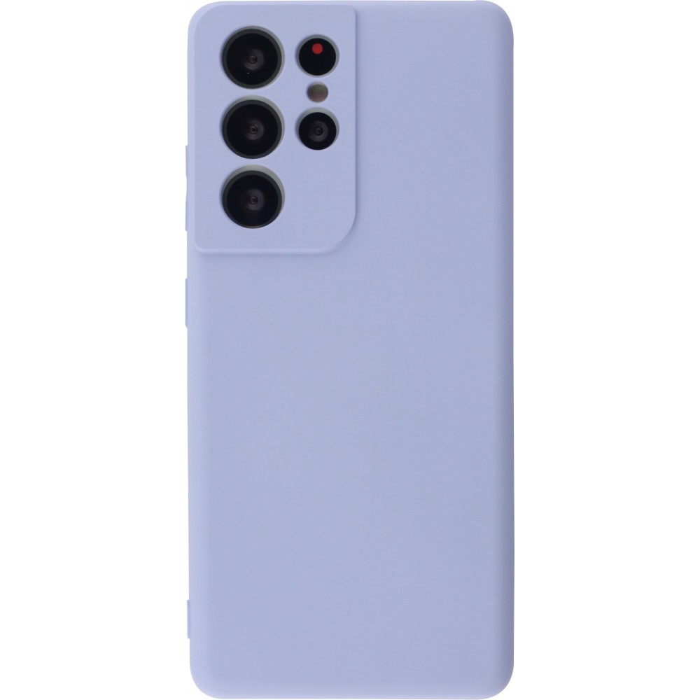 Hülle Samsung Galaxy S21 Ultra 5G - Soft Touch - Violett