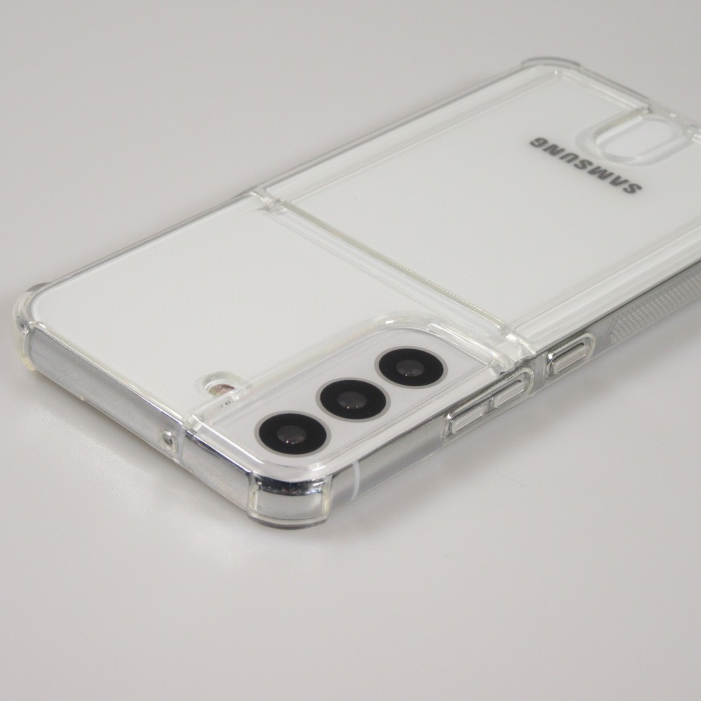 Coque Samsung Galaxy S22+ - Gel Bumper Porte-carte - Transparent