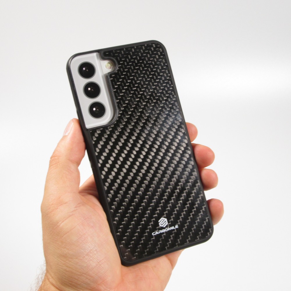 Samsung Galaxy S22+ Case Hülle - Carbomile Carbon Fiber