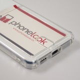 Coque Samsung Galaxy S22 - Gel Bumper Porte-carte - Transparent