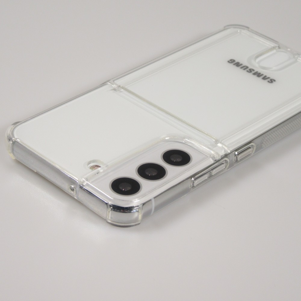 Coque Samsung Galaxy S22 - Gel Bumper Porte-carte - Transparent