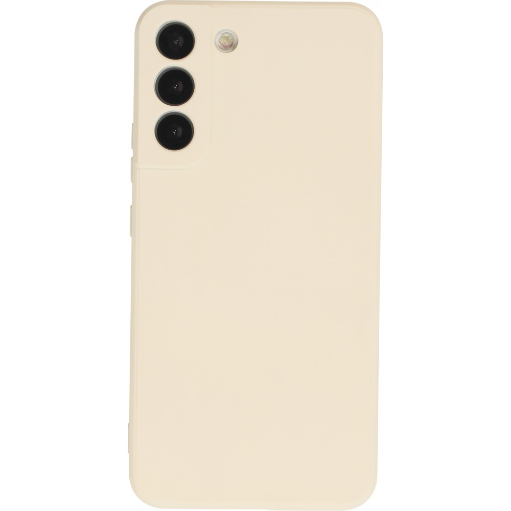 Coque Samsung Galaxy S22 Ultra - Soft Touch - Vanille