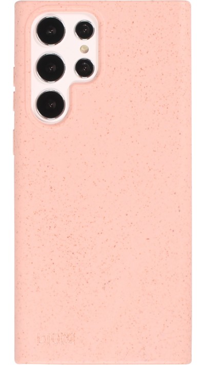 Galaxy S22 Ultra Case Hülle - Bioka Biologisch Abbaubar Eco-Friendly Kompostierbar - Rosa