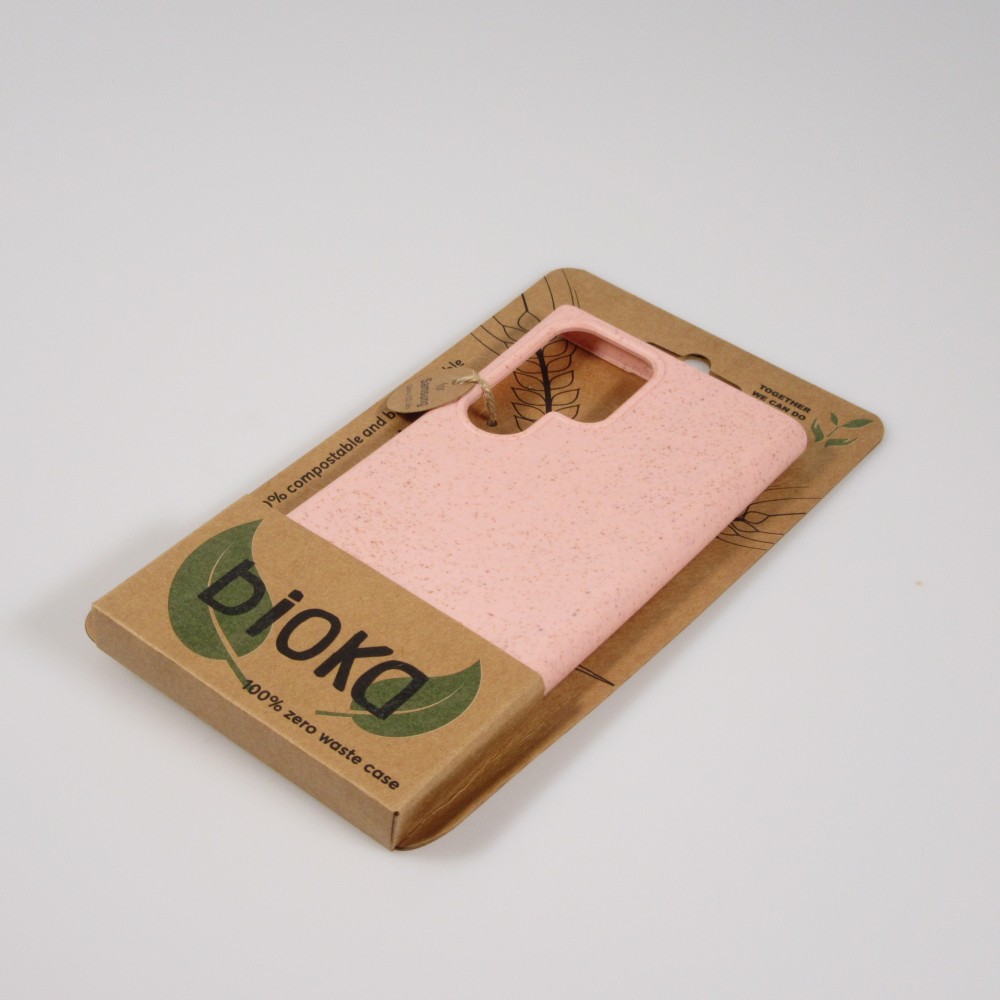 Coque Samsung Galaxy S22 Ultra - Bioka biodégradable et compostable Eco-Friendly - Rose