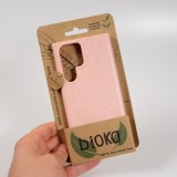 Coque Samsung Galaxy S22 Ultra - Bioka biodégradable et compostable Eco-Friendly - Rose