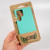 Coque Samsung Galaxy S22 Ultra - Bioka biodégradable et compostable Eco-Friendly - Turquoise