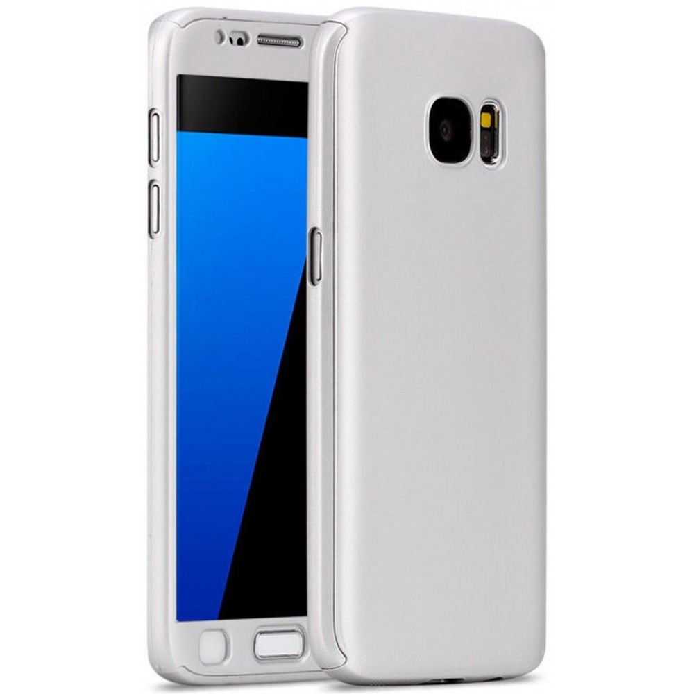 Hülle Samsung Galaxy S8+ - 360° Full Body - Silber