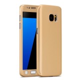 Hülle Samsung Galaxy S6 - 360° Full Body - Gold