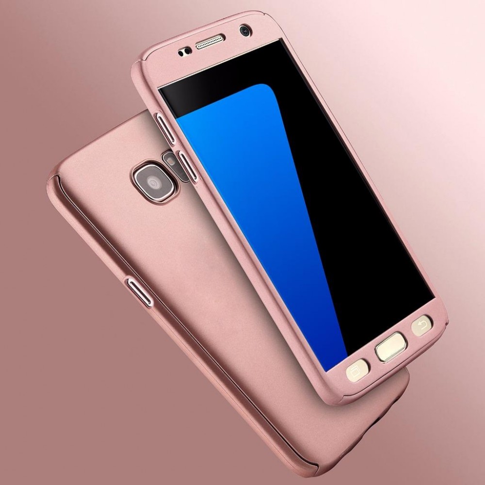 Coque Samsung Galaxy S6 - 360° Full Body or - Rose