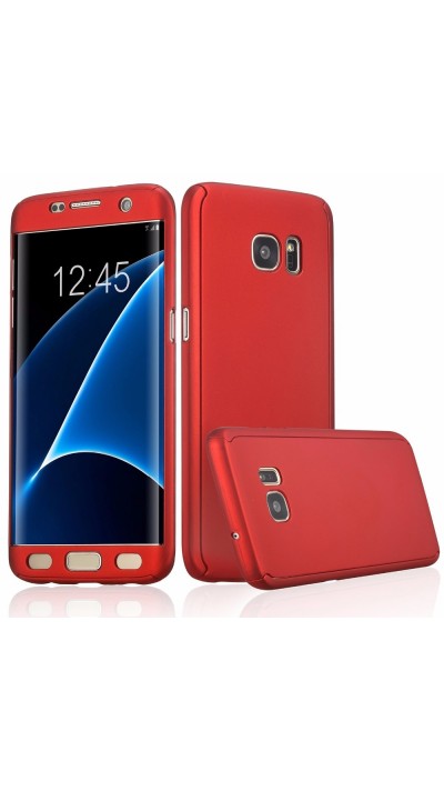 Coque Samsung Galaxy S7 edge - 360° Full Body - Rouge