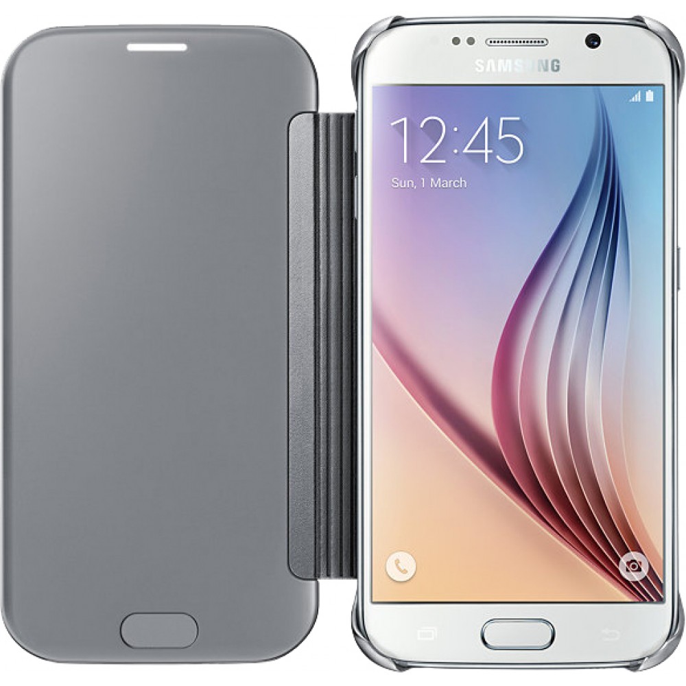 Coque Samsung Galaxy S7 edge - Clear View Cover - Argent