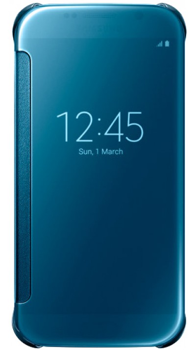 Coque iPhone 5/5s / SE (2016) - Clear View Cover - Bleu clair