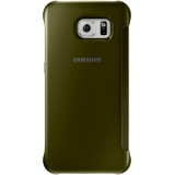 Hülle Samsung Galaxy S7 - Clear View Cover - Gold
