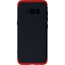 Coque Samsung Galaxy S8 - 360° Full Body noir - Rouge