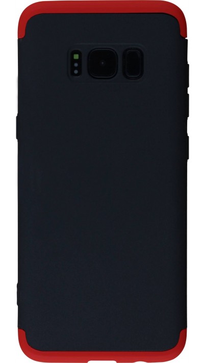 Coque Samsung Galaxy S8 - 360° Full Body noir - Rouge