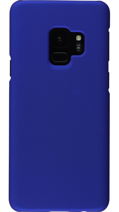 Hülle Samsung Galaxy S9+ - Platsic Mat dunkelblau