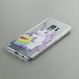 Hülle Samsung Galaxy S9 - Clear Licorne soda