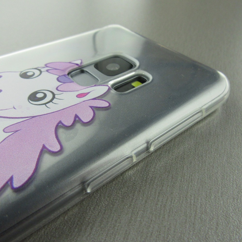 Hülle Samsung Galaxy S9 - Clear Licorne soda