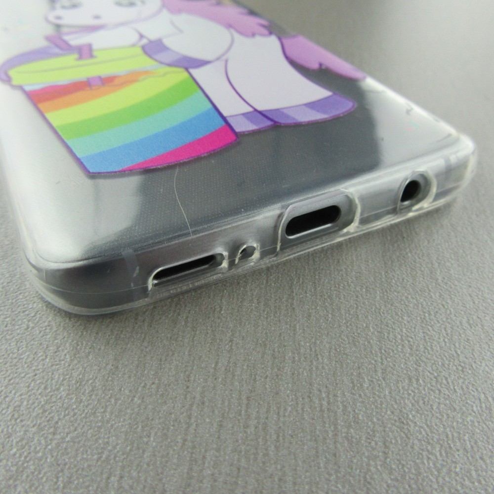 Hülle Samsung Galaxy S9 - Clear Licorne soda