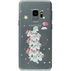 Coque Samsung Galaxy S9 - Clear Licorne tas