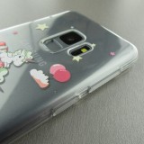 Hülle Samsung Galaxy S9 - Clear Licorne Haufen