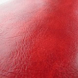 Hülle Samsung Galaxy S9 - Leather Dashed - Rot