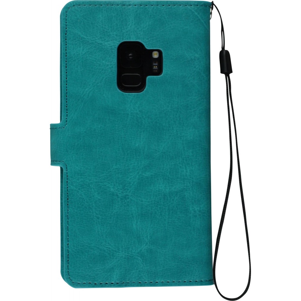 Fourre Samsung Galaxy S9 - Premium Flip - Turquoise