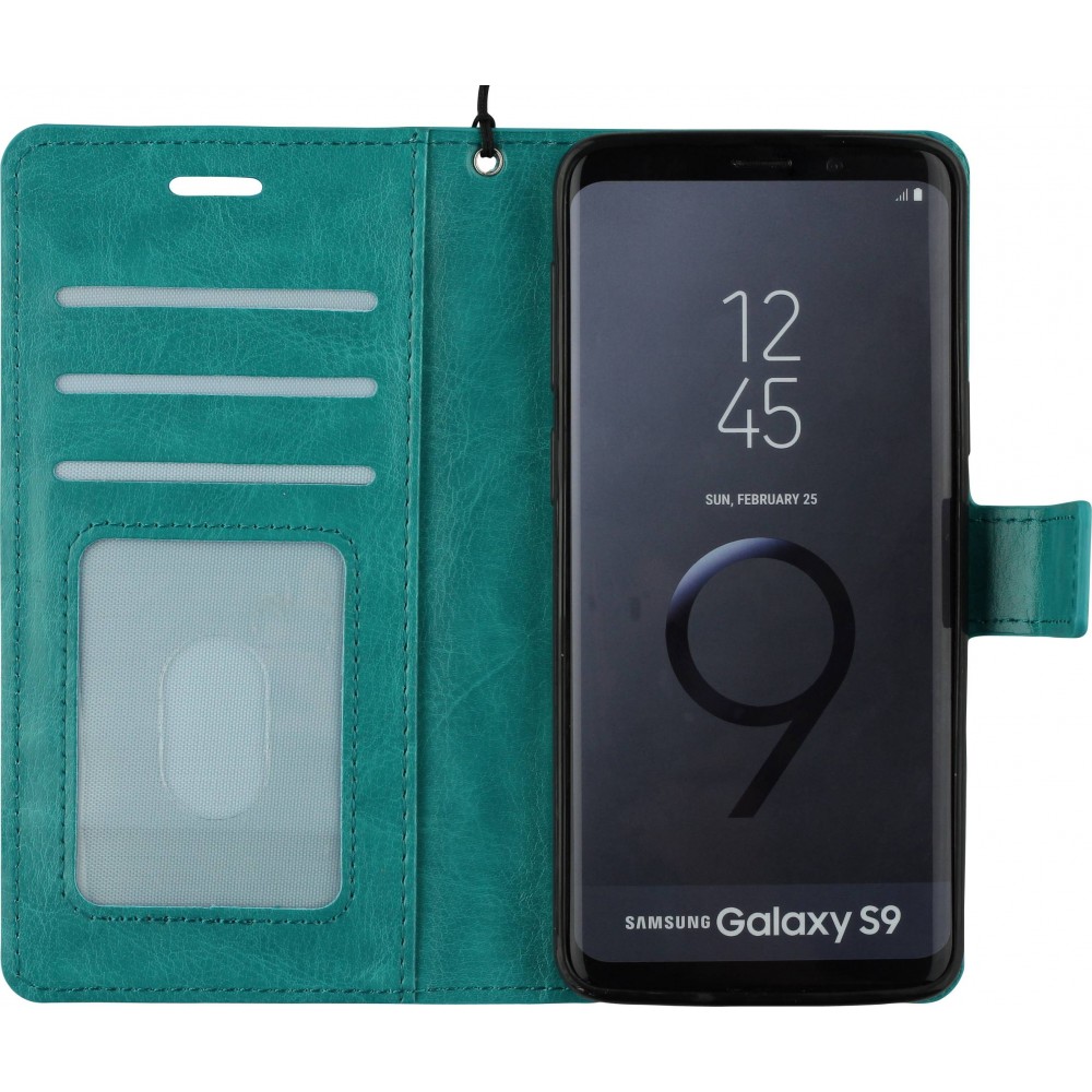 Fourre Samsung Galaxy S9 - Premium Flip - Turquoise