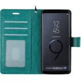 Fourre Samsung Galaxy S9 - Premium Flip - Turquoise