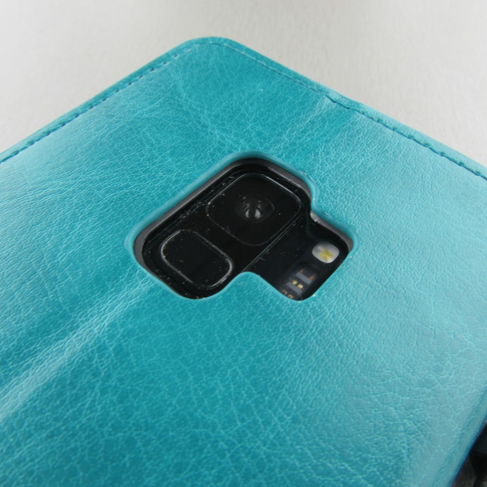 Fourre Samsung Galaxy S9 - Premium Flip - Turquoise