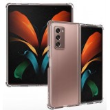 Coque Samsung Galaxy Z Fold3 5G - Gel clear view bumper rigid flexible case - Transparent