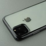 Coque iPhone 11 - Electroplate - Noir