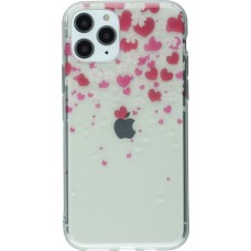 Coque iPhone 11 - Gel coeurs