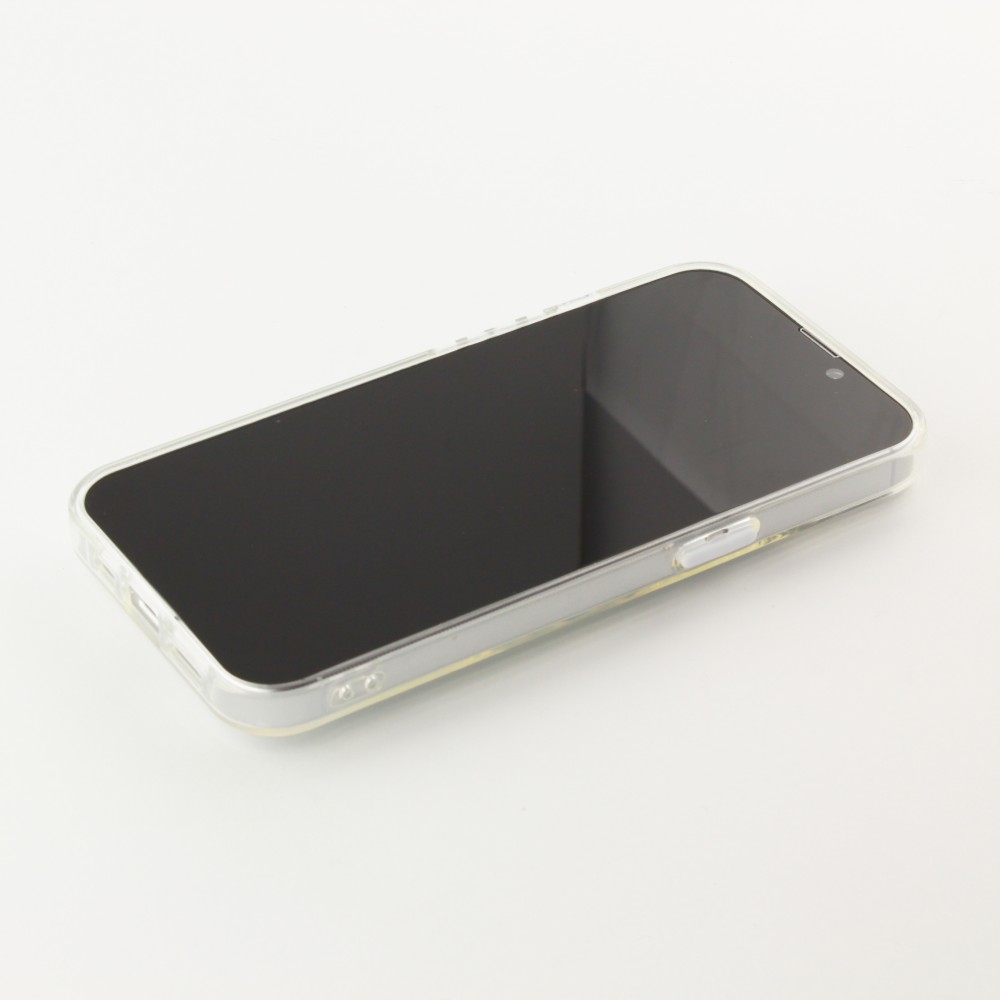 Coque iPhone 13 - Caméra clapet avec anneau - Blanc