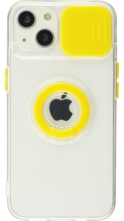 Coque iPhone 13 - Caméra clapet avec anneau jaune