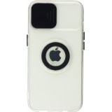 Coque iPhone 13 mini - Caméra clapet avec anneau - Noir