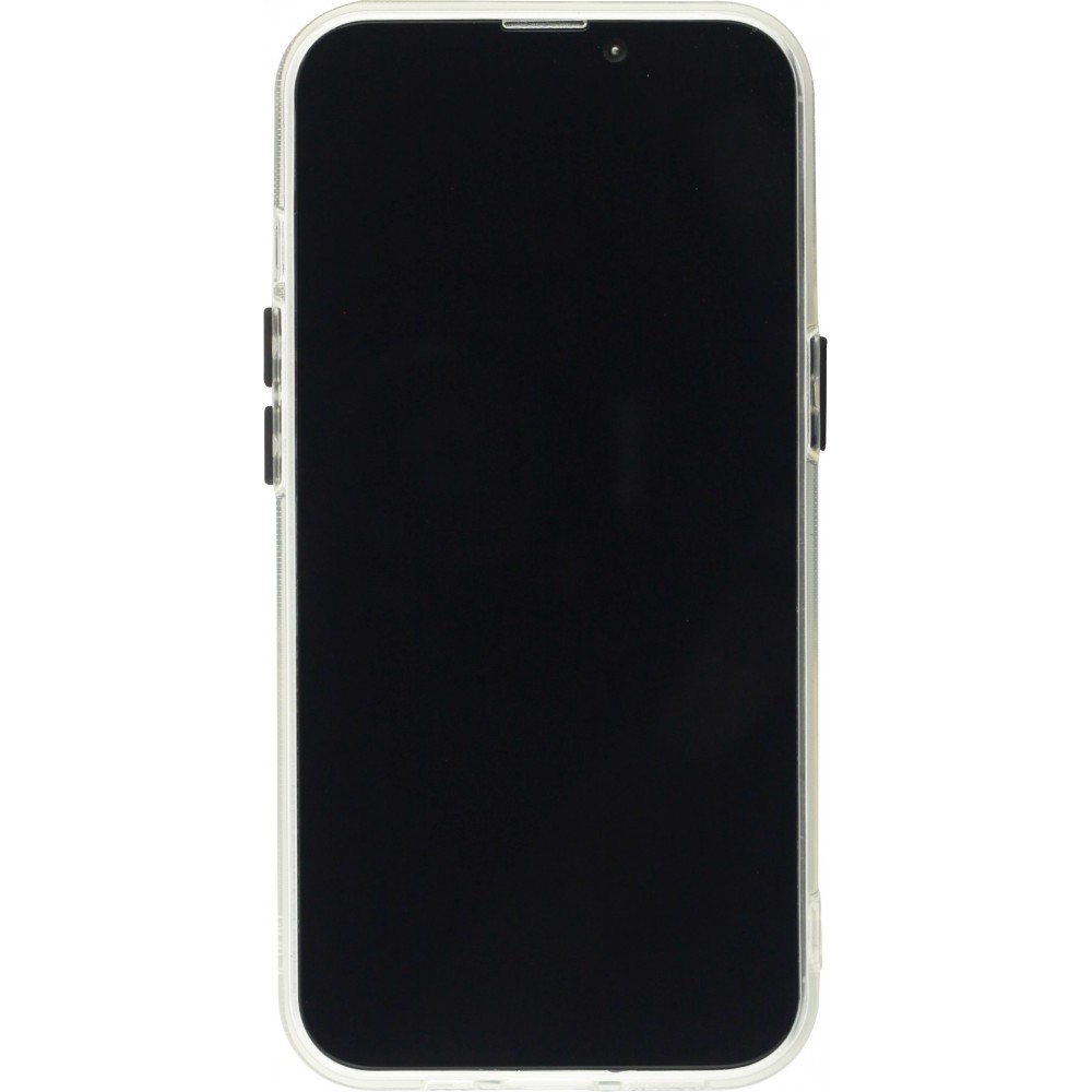 Coque iPhone 13 mini - Caméra clapet avec anneau - Noir