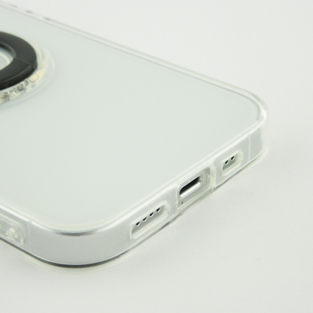 Coque iPhone 13 mini - Caméra clapet avec anneau - Noir