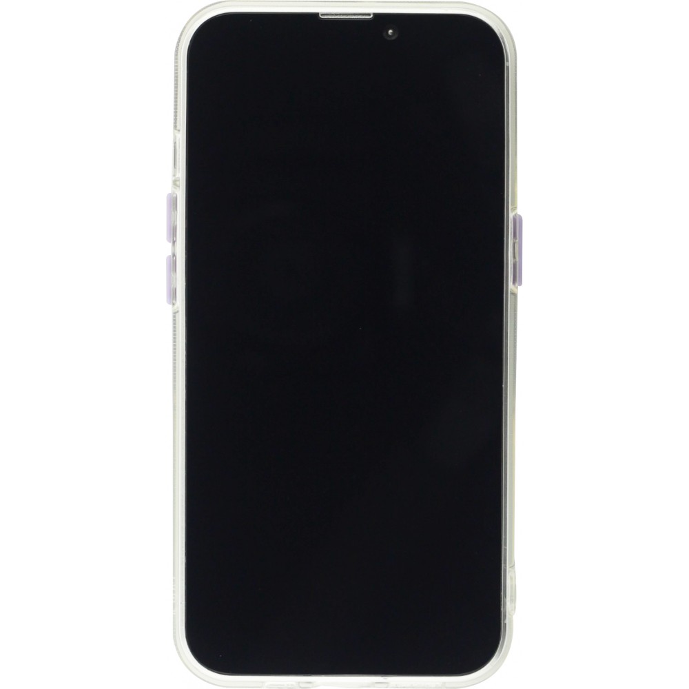iPhone 13 Case Hülle - mit Kamera-Slider und Ring - Violett