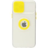 Coque iPhone 13 Pro Max - Caméra clapet avec anneau jaune