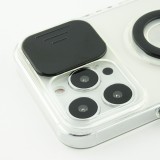 iPhone 13 Pro Max Case Hülle - mit Kamera-Slider und Ring - Schwarz
