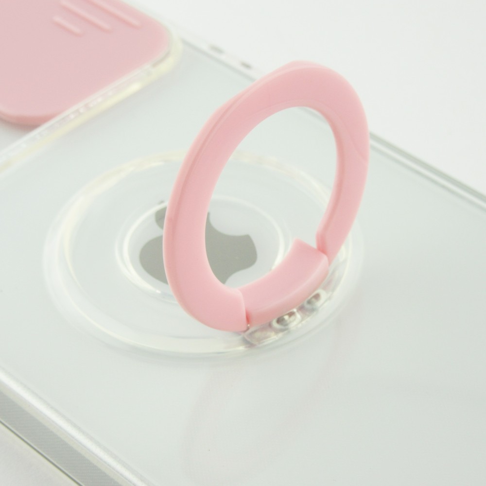 iPhone 13 Pro Max Case Hülle - mit Kamera-Slider und Ring - Rosa