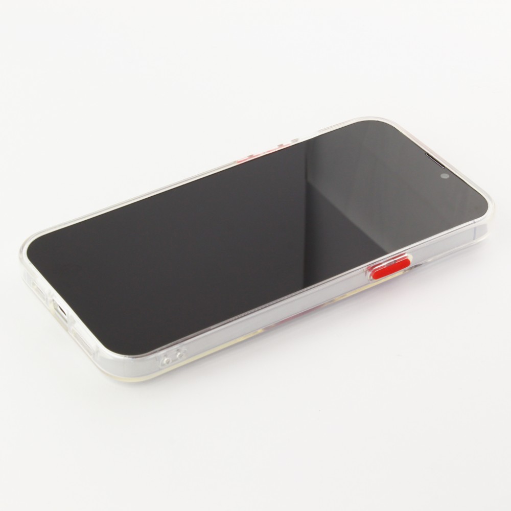 iPhone 13 Pro Max Case Hülle - mit Kamera-Slider und Ring - Rot